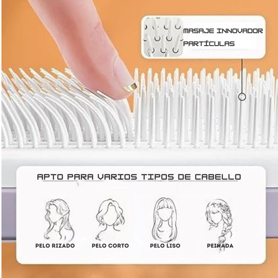 ClickComb™ – Peine Innovador con Sistema de Limpieza 1-Click