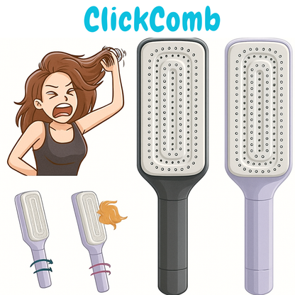 ClickComb™ – Peine Innovador con Sistema de Limpieza 1-Click